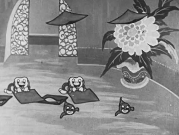 Frame from Chinkoroheibei Tamatebako